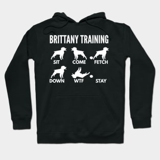 Brittany Training Brittany Spaniel Tricks Hoodie